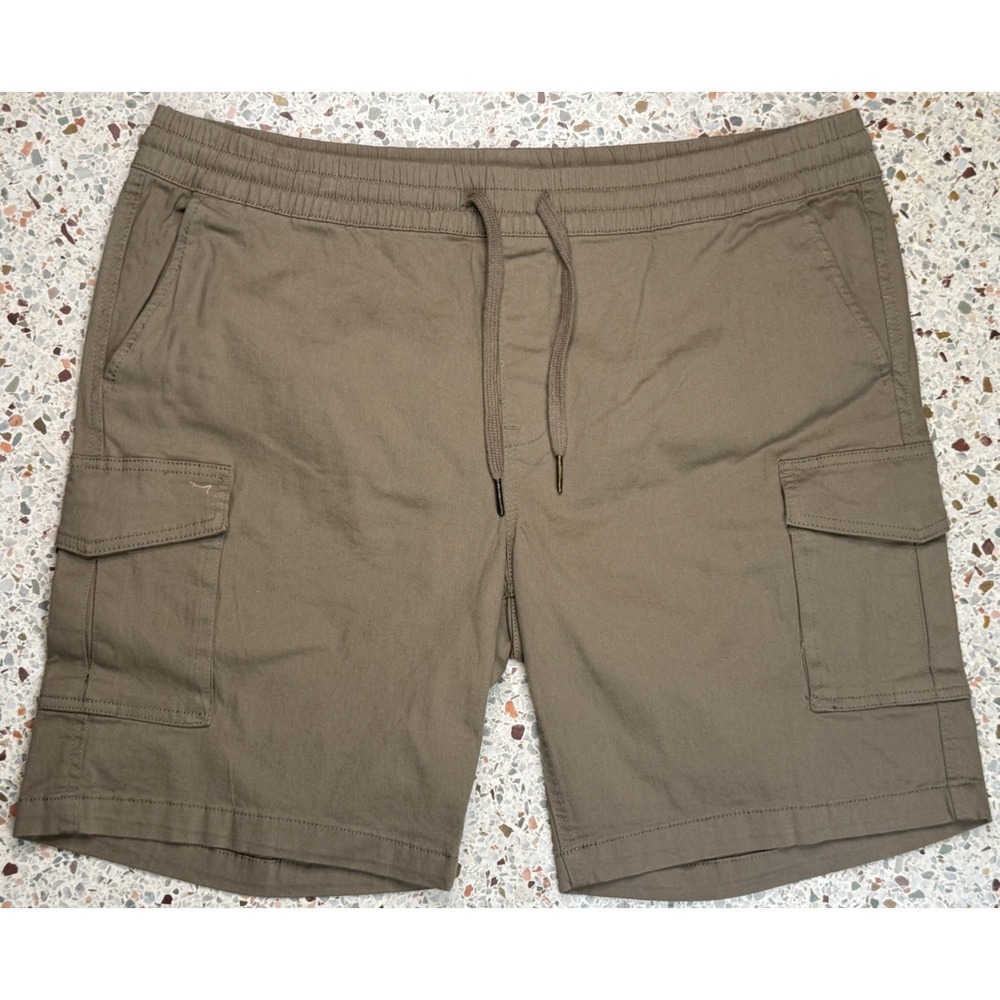 Never Lose Hedge Men's Brown Drawstring‎ Waist Shorts Size XXL